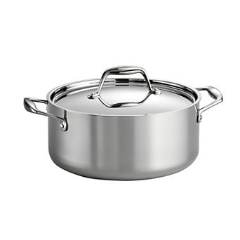 Tramontina Gourmet Tri-Ply Clad Stainless Steel 5-qt Dutch Oven