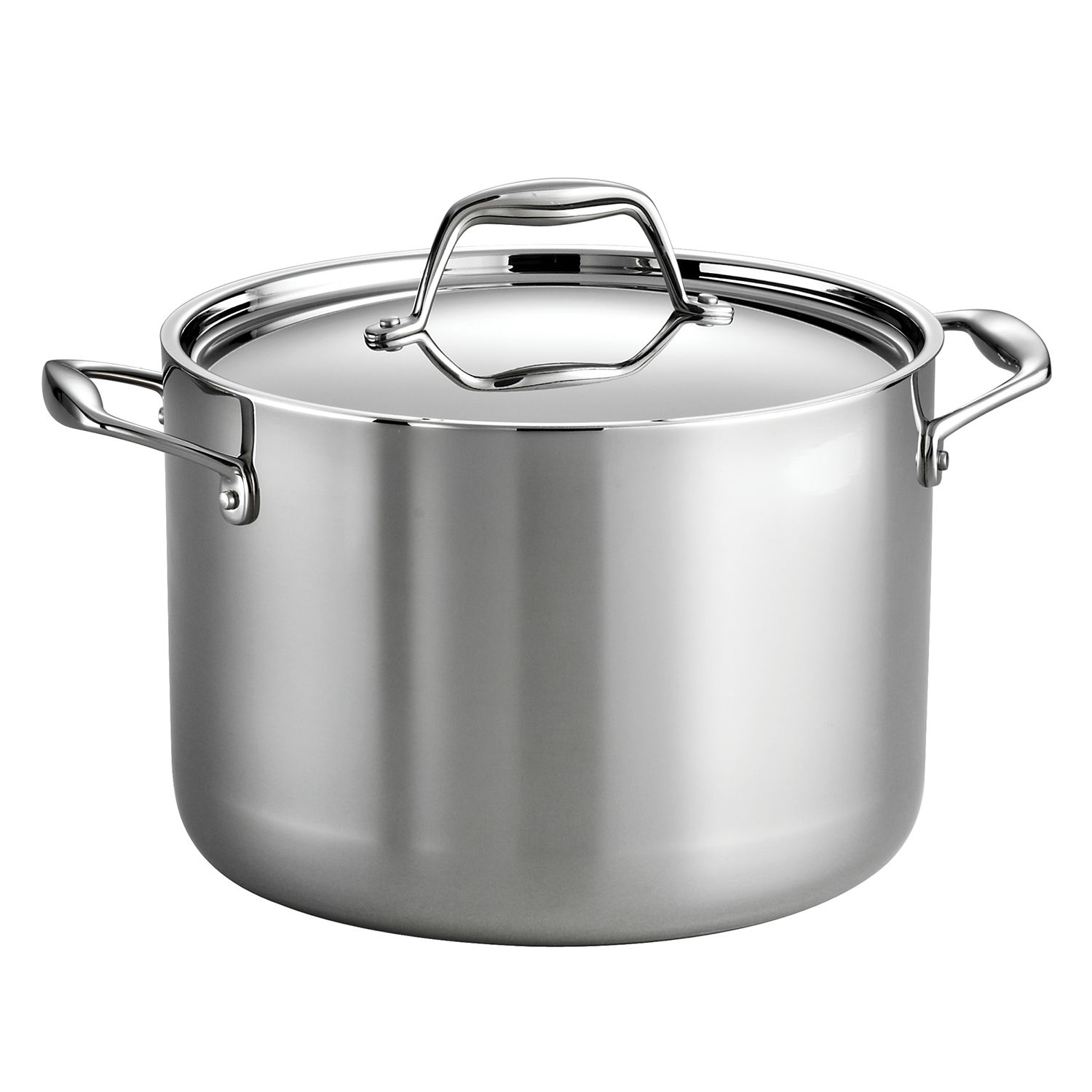 BUTIFULSIC Stainless Steel Griddle Cooking Pot Stainless Steel Stock Pot  Wok Stainless Steel Big pots for Cooking Steel Pans for Cooking Kitchen
