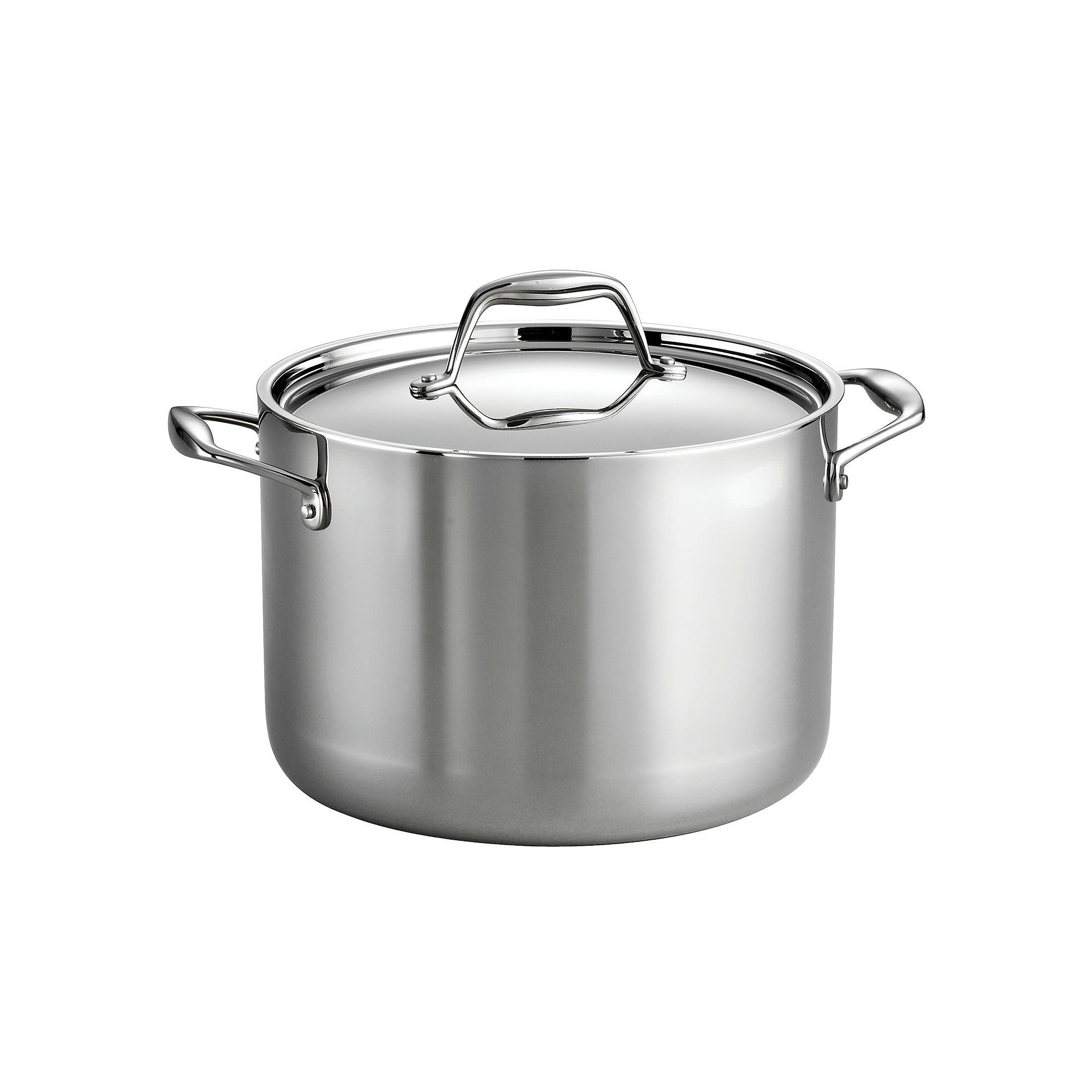 Tramontina Gourmet Tri-Ply Clad Stainless Steel 8-qt. Stockpot, Gray