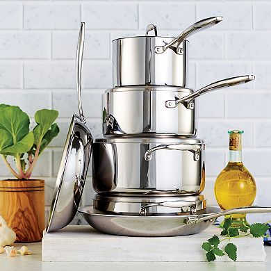Tramontina Gourmet Tri-Ply 10-pc. Stainless Steel Cookware Set