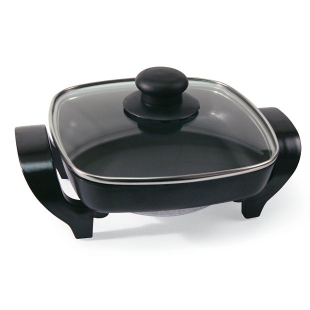 8 Nonstick Electric Skillet with Glass Lid