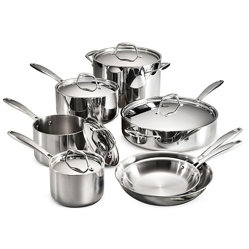 Tramontina Gourmet TriPly 12pc. Stainless Steel Cookware Set