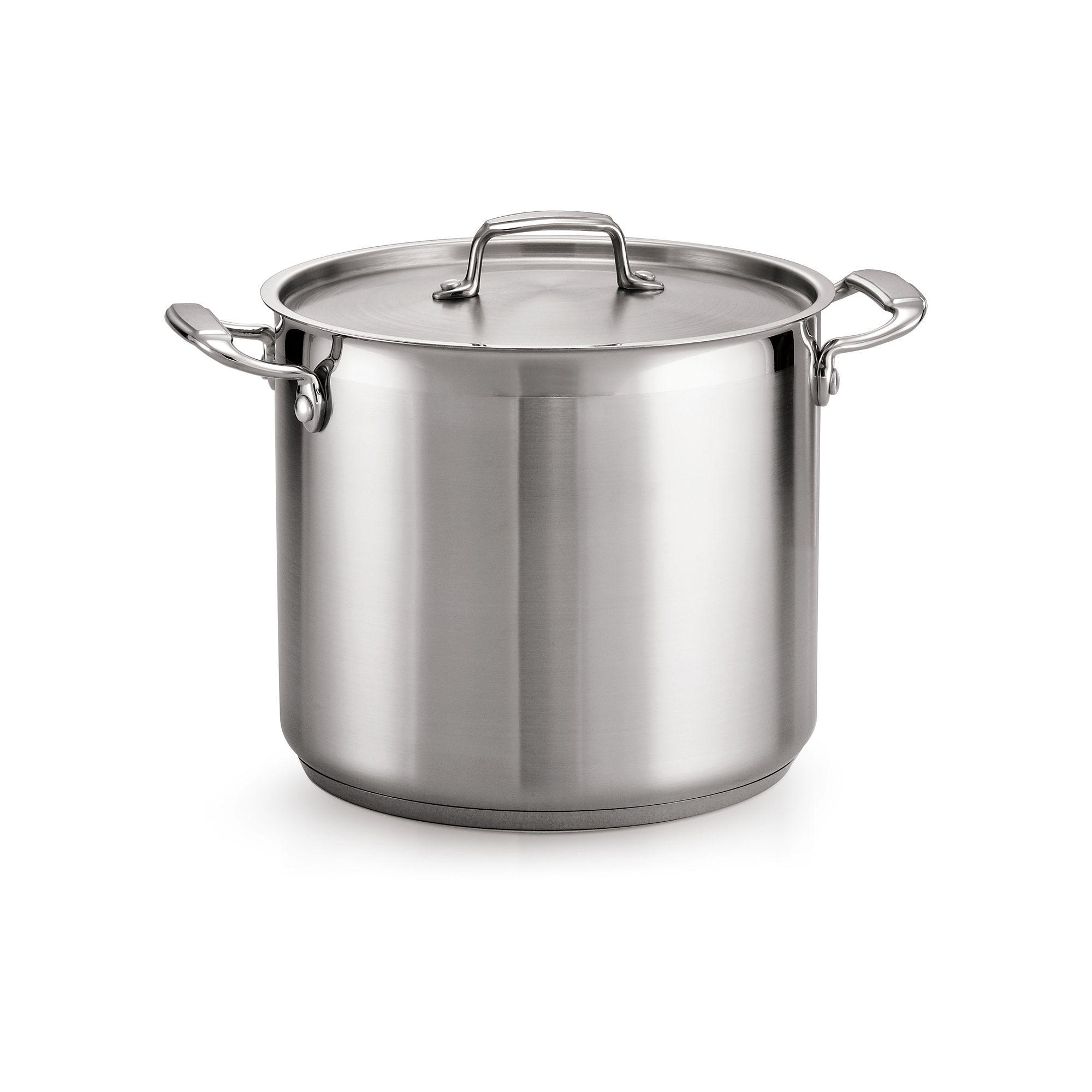 Tramontina Gourmet Tri-Ply Base Stainless Steel 12-qt. Stockpot, Gray