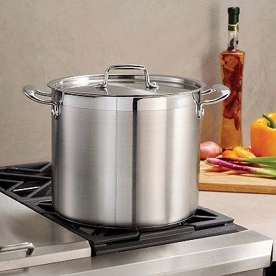 Tramontina Gourmet Tri-Ply Base Stainless Steel 12-qt. Stockpot