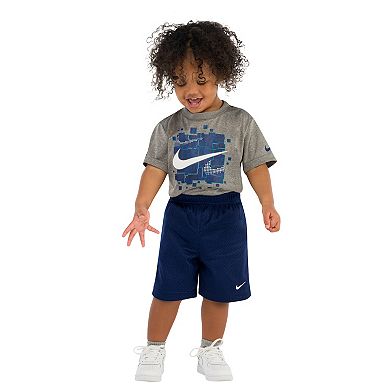Toddler Boy Nike Solid Mesh Shorts