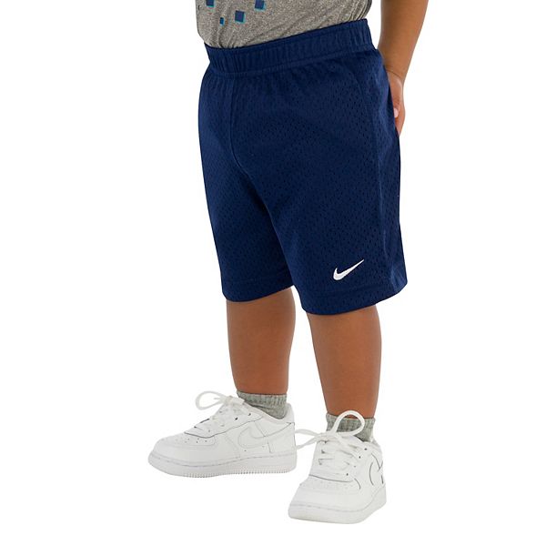 Toddler Boy Nike Solid Mesh Shorts