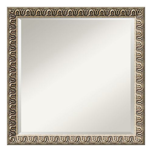 Argento Wave Beveled Wall Mirror