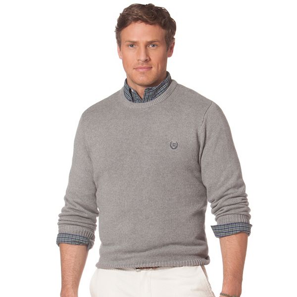 Men's Chaps Solid Crewneck Sweater