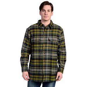 Men's Stanley Plaid Sherpa-Lined Flannel Shirt Jacket