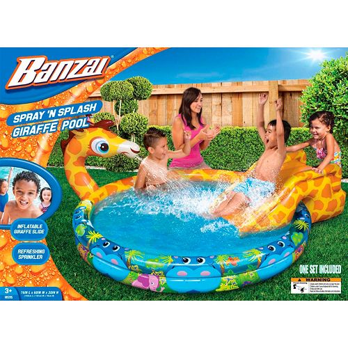 Banzai Spray 'n Splash Giraffe Pool