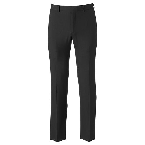 Men's Apt. 9® SlimFit Solid FlatFront Dress Pants