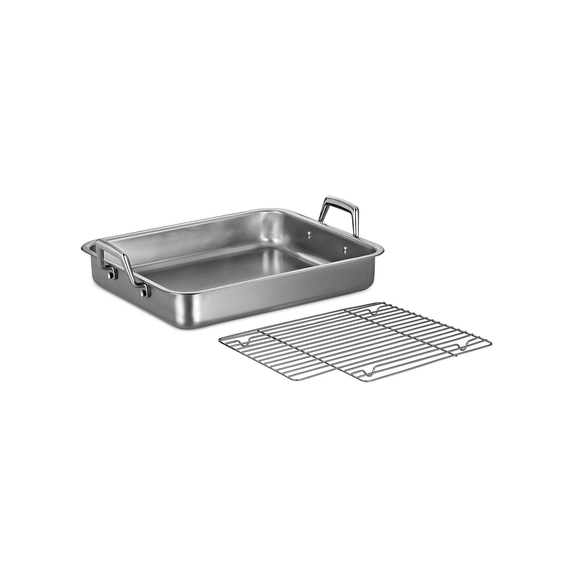 Tramontina Gourmet Prima 18/10 Stainless Steel 15-in. Roaster with Basting 