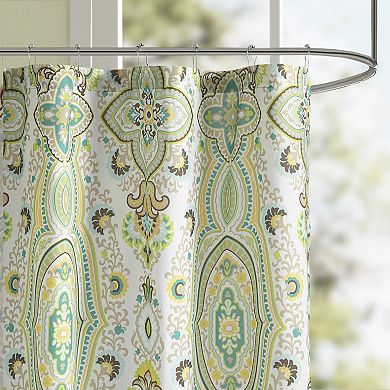 Intelligent Design Ellie Microfiber Fabric Shower Curtain