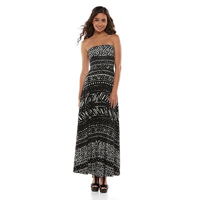 Juniors Mudd Fold Over Convertible Maxi Dress