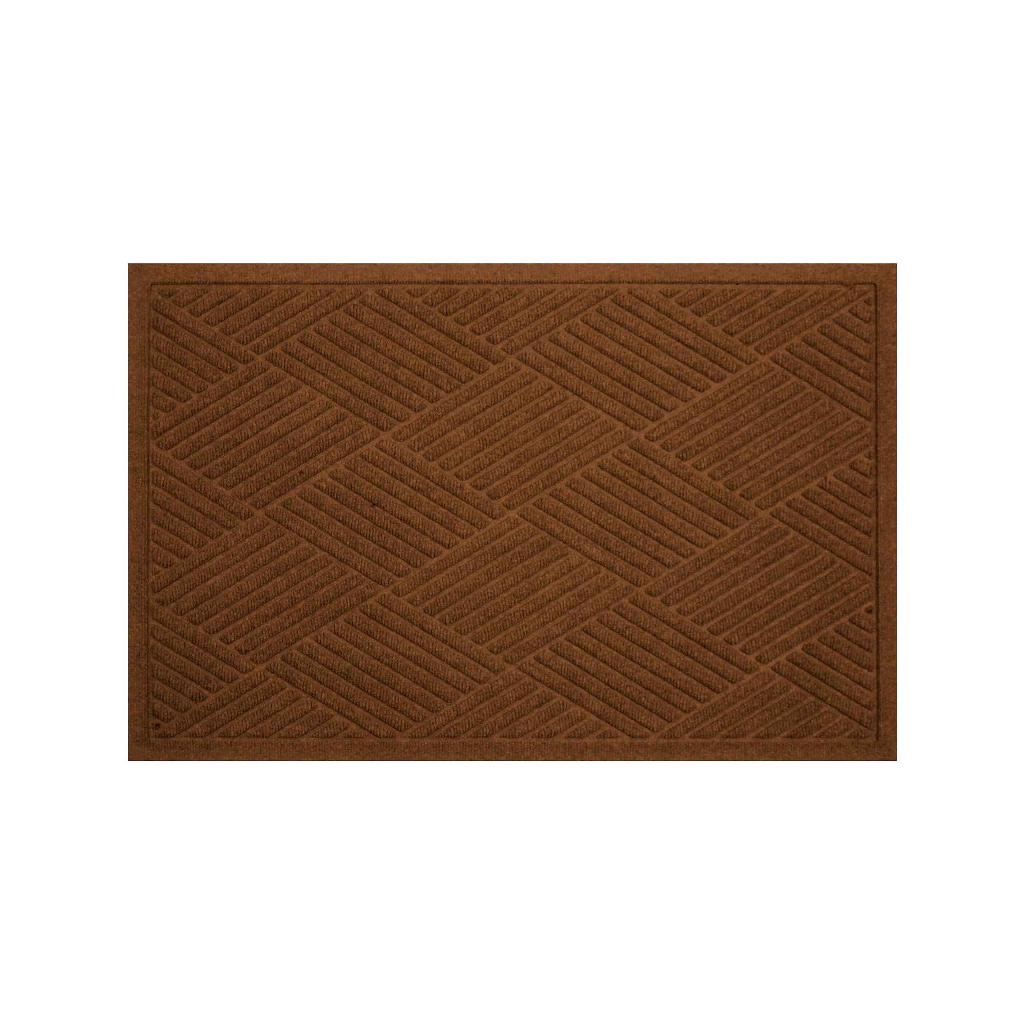 Waterhog Diamonds Indoor Outdoor Mat, Dark Brown
