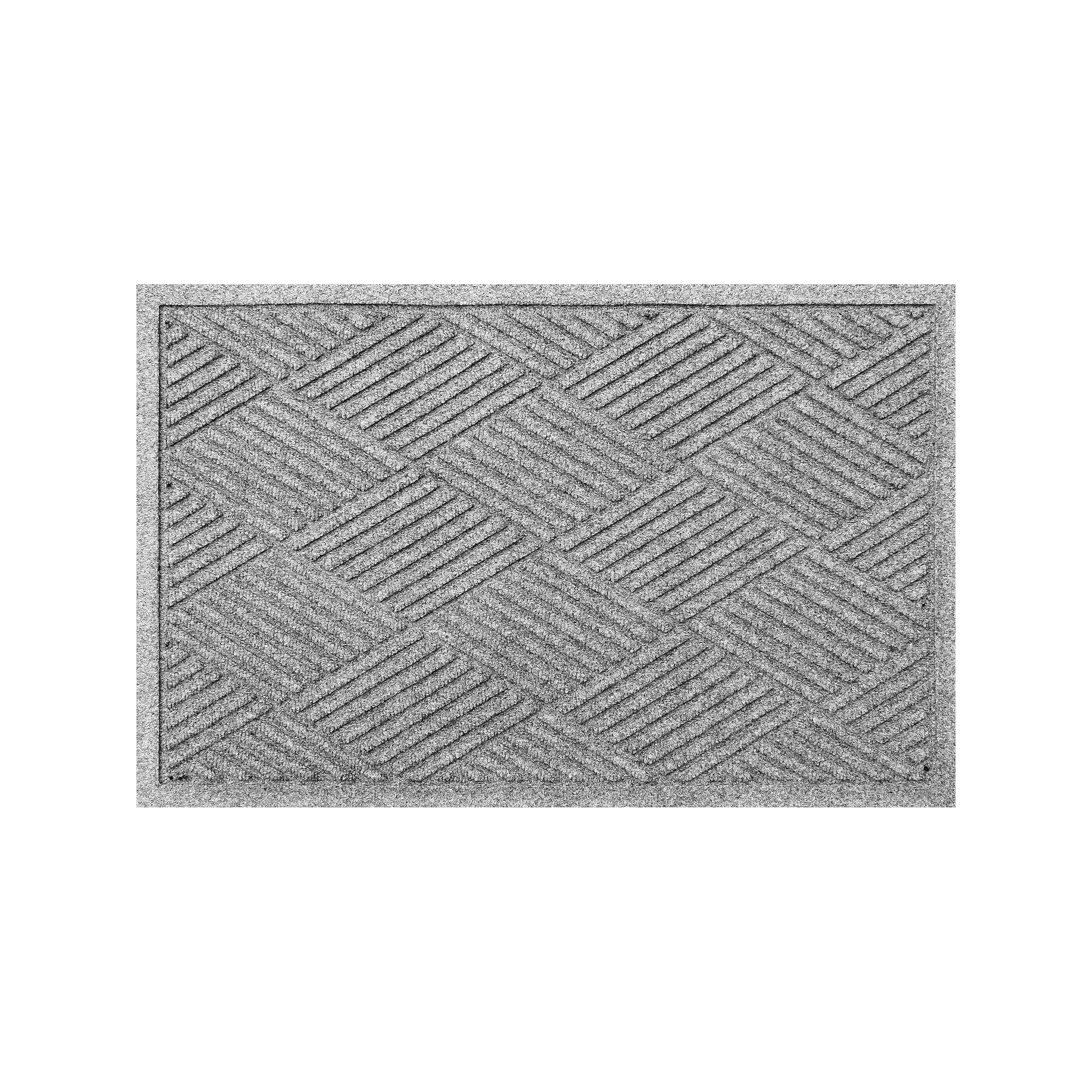 Waterhog Diamonds Indoor Outdoor Mat, Medium Gray