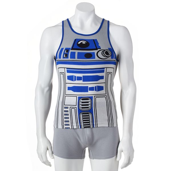 Star Wars R2D2 Tank Top & Shorts Set - Men