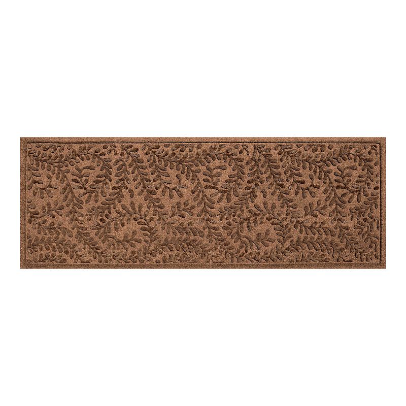 Waterhog Boxwood Indoor Outdoor Mat, Brown, 2.5X8 Ft