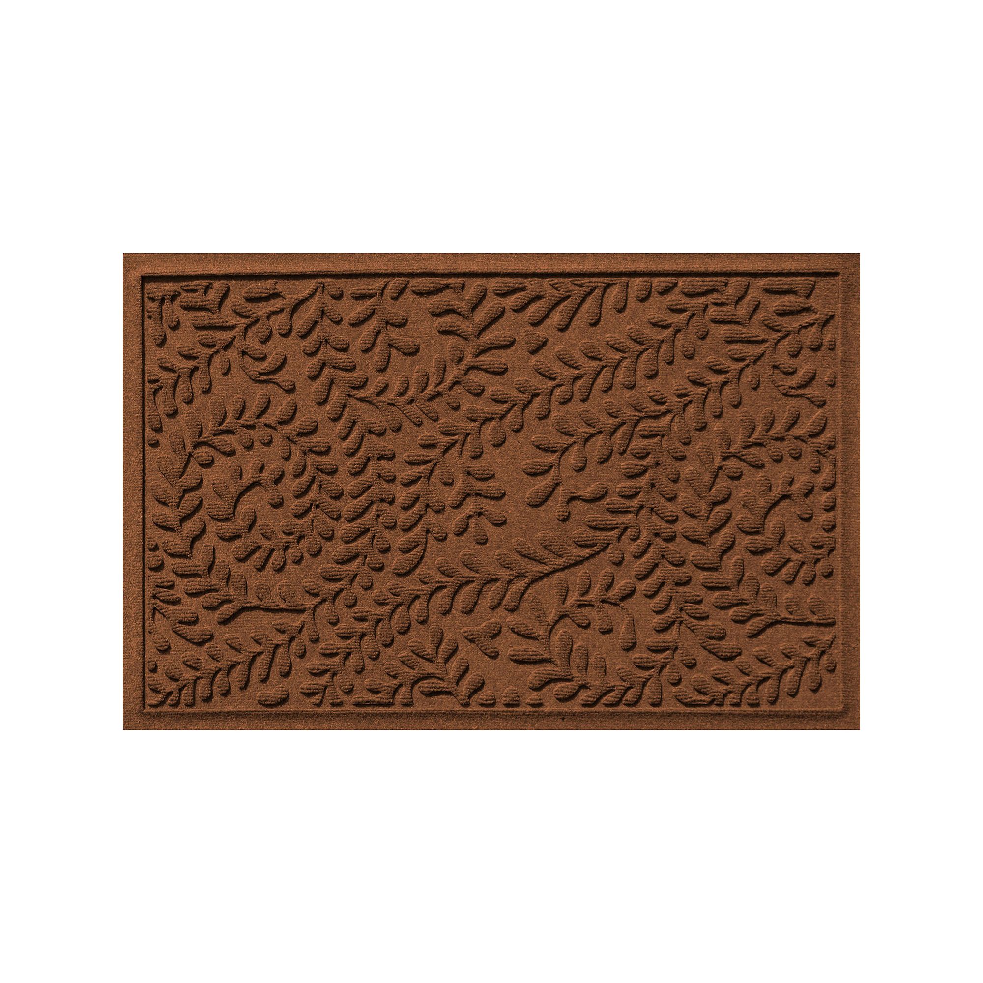 Waterhog Boxwood Indoor Outdoor Mat, Dark Brown