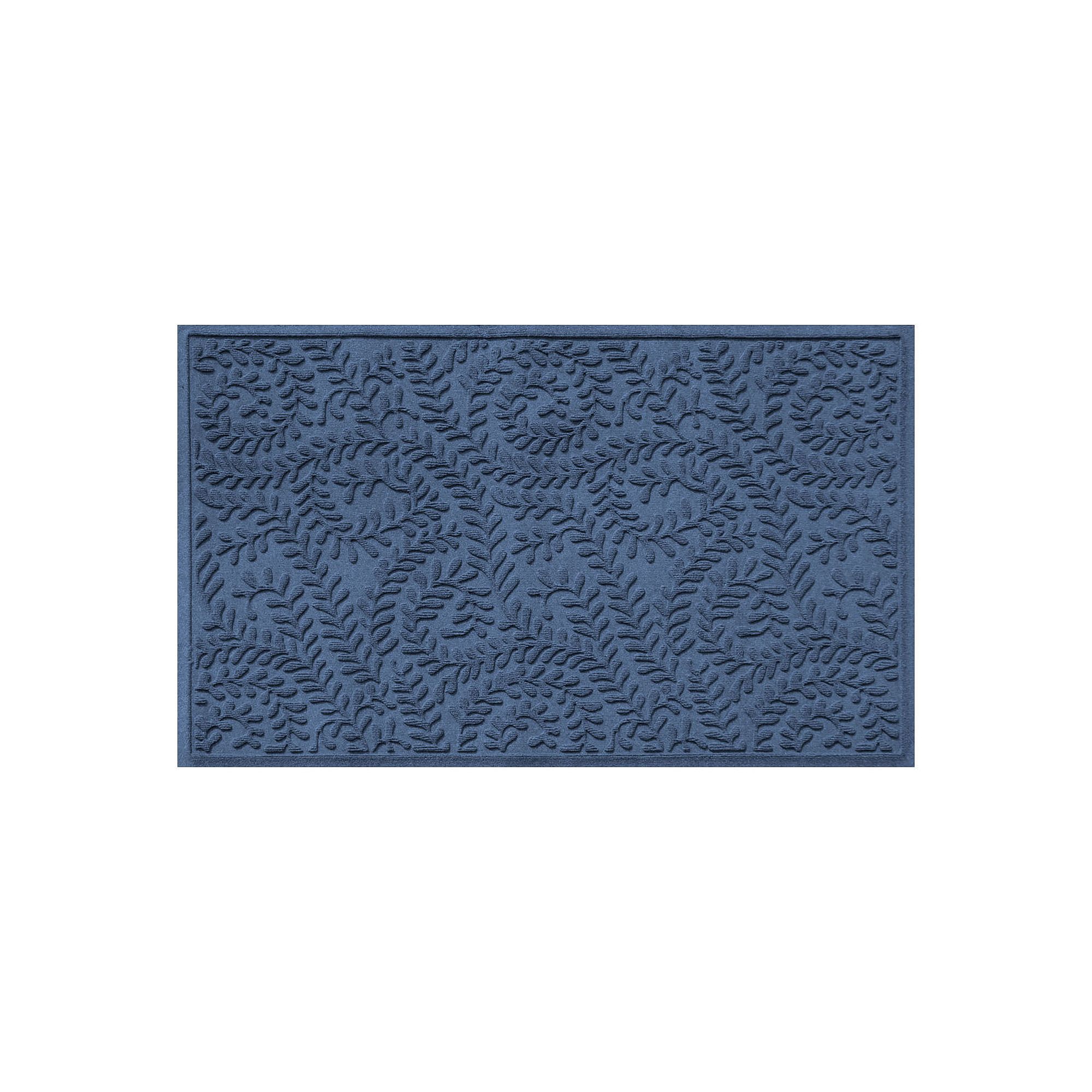 Waterhog Boxwood Indoor Outdoor Mat, Blue