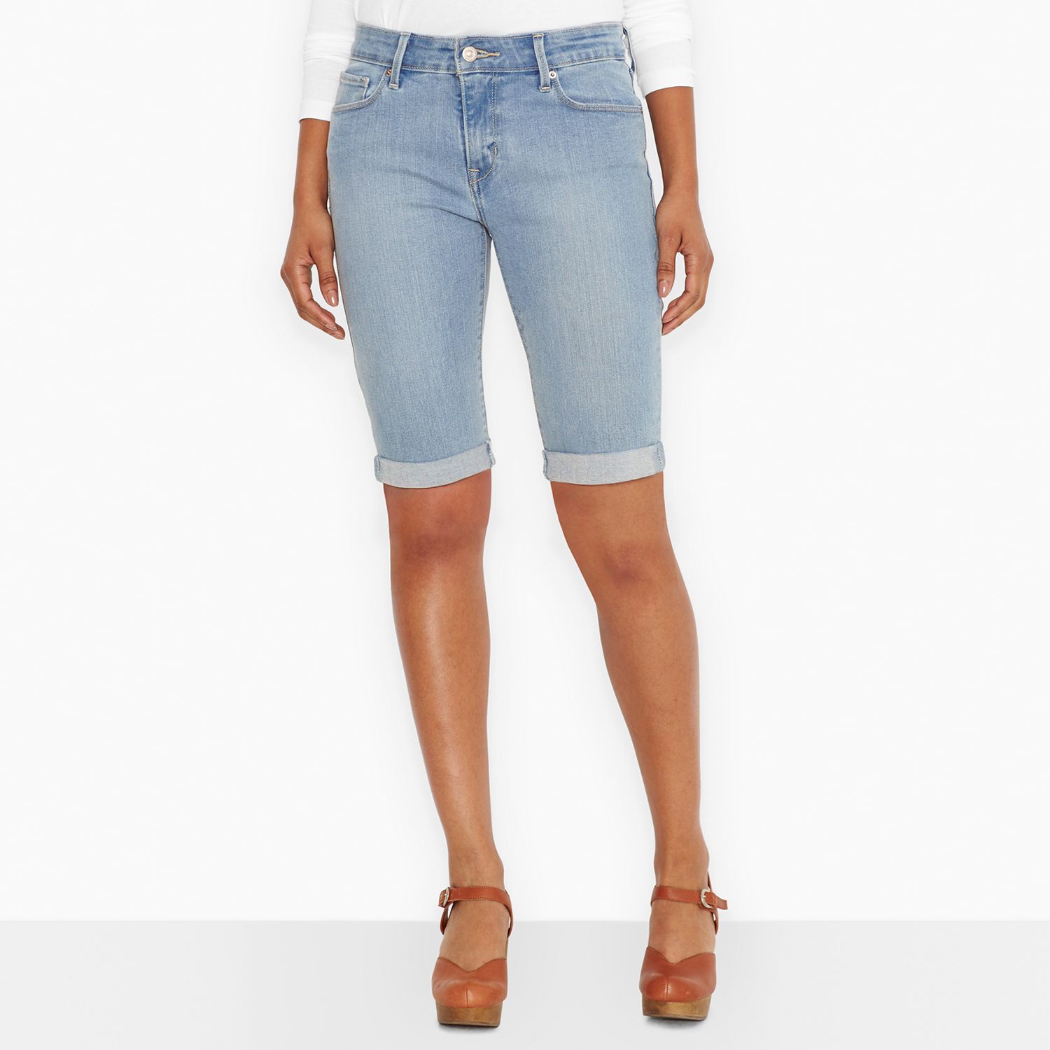 kohls levis womens shorts