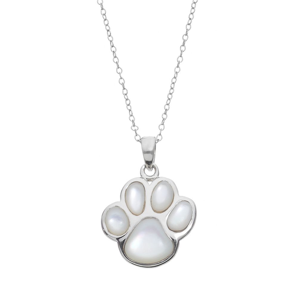 Paw Print Necklace With Picture - The Best Original Gemstone