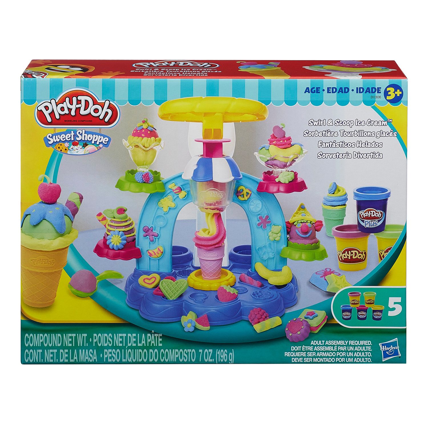 play doh swirl and scoop ice cream