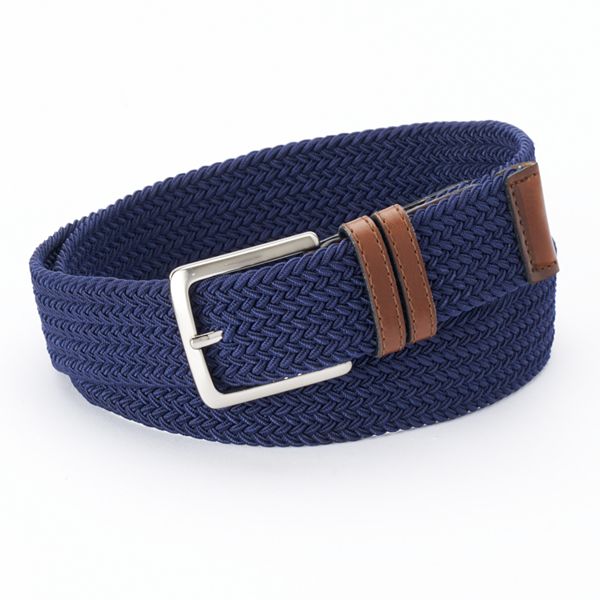 Dockers® Braided Stretch Navy Belt - Men