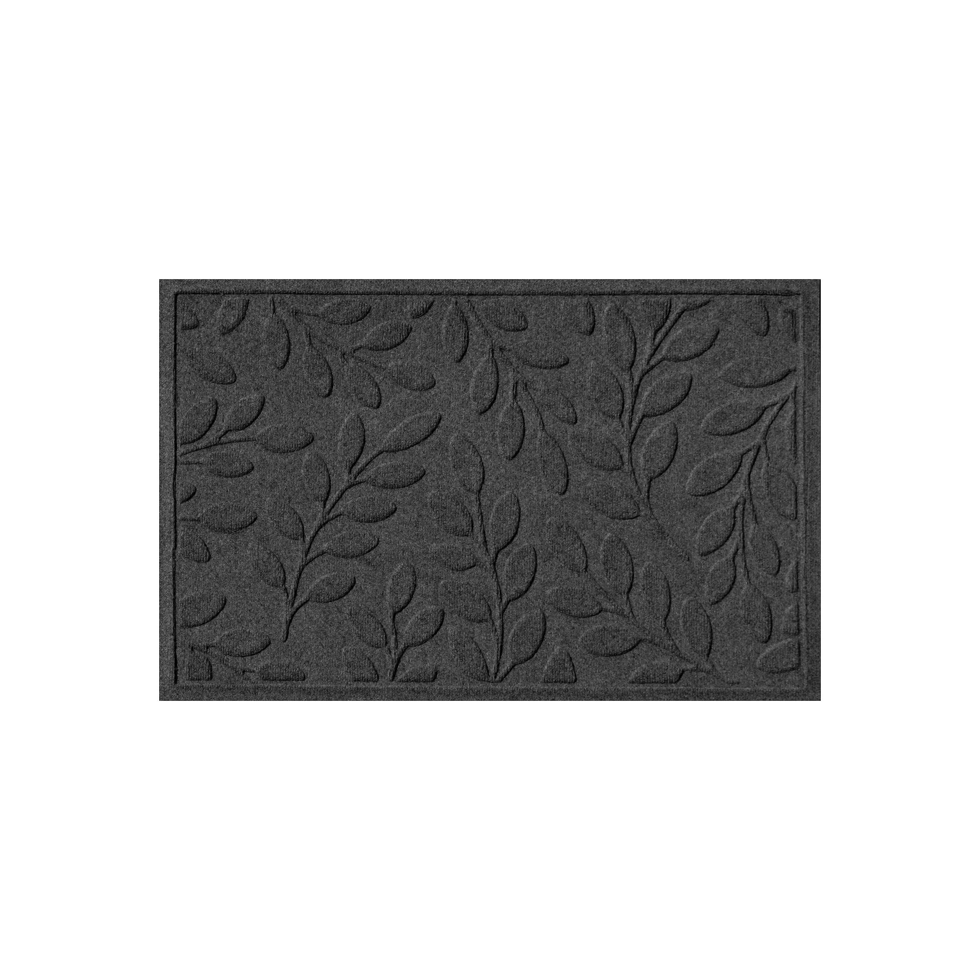 Waterhog Brittany Leaf Indoor Outdoor Mat, Grey