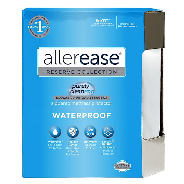 Allerease Bed Bug Barrier Protection Mattress Zippered Protector Twin XL 