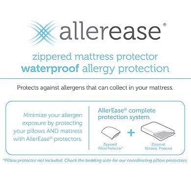 Allerease Waterproof Allergy Protection Mattress Protector