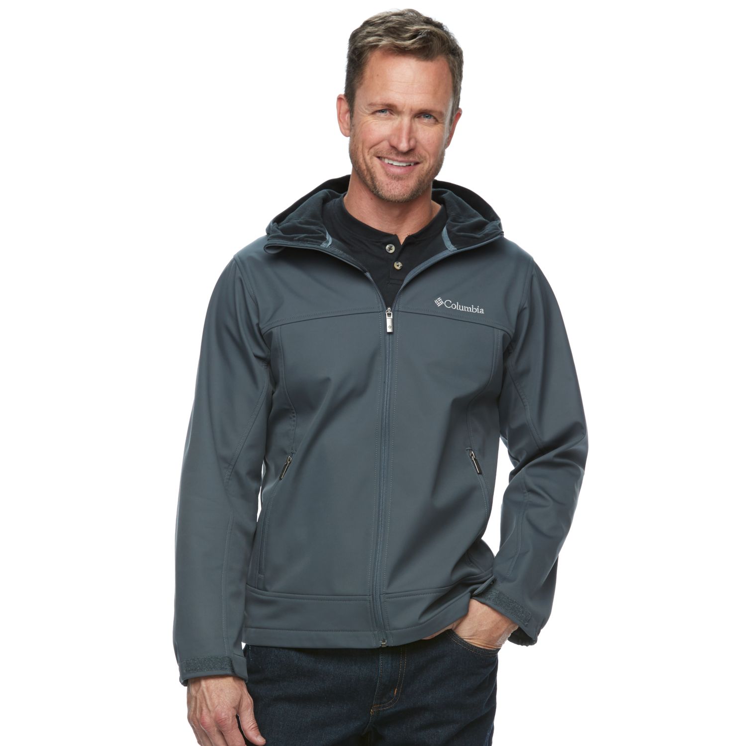 columbia smooth spiral hooded softshell jacket