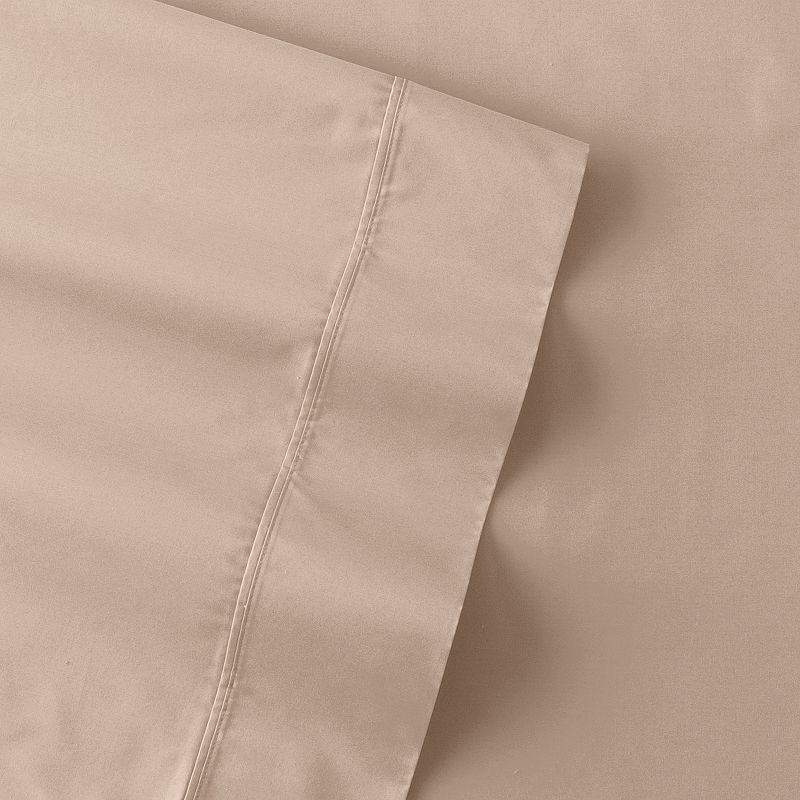 The Big One Easy Care 275 Thread Count Sheet Set or Pillowcases, Beig/Green