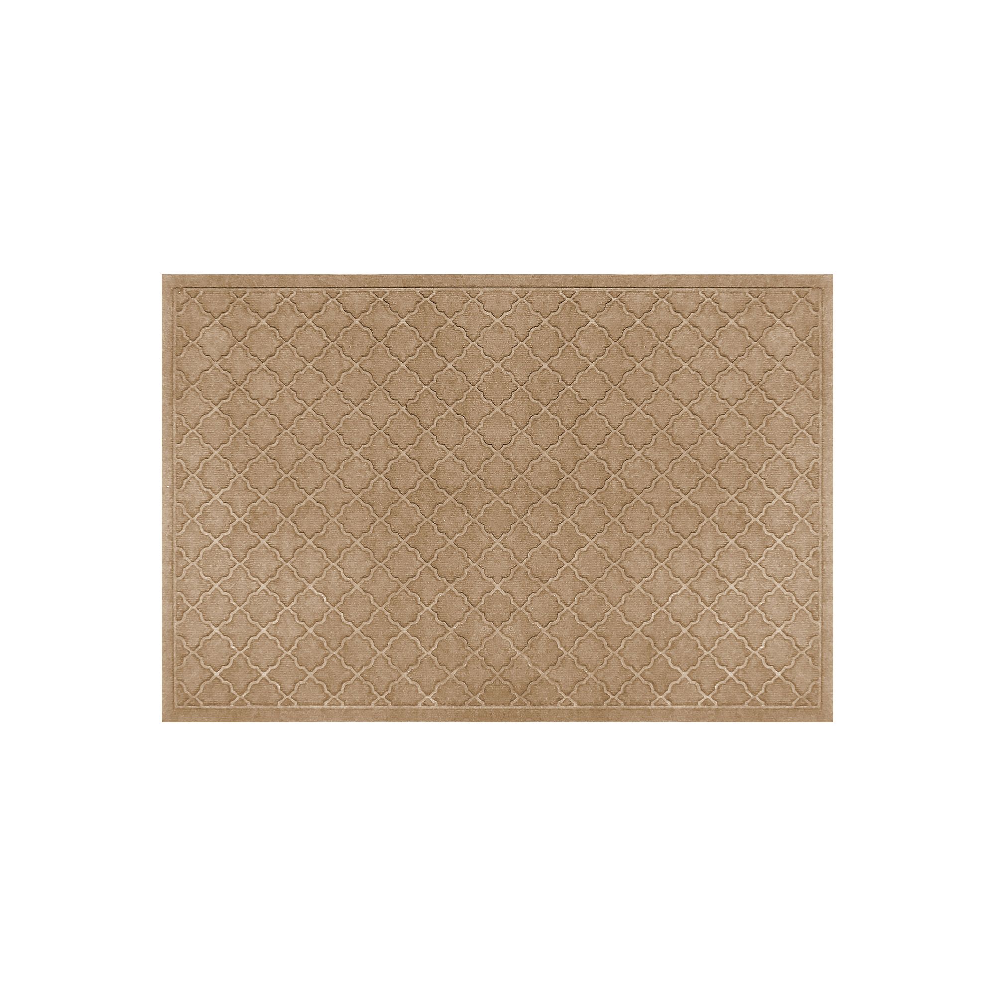 Waterhog Cordova Lattice Indoor Outdoor Mat, Beige Khaki