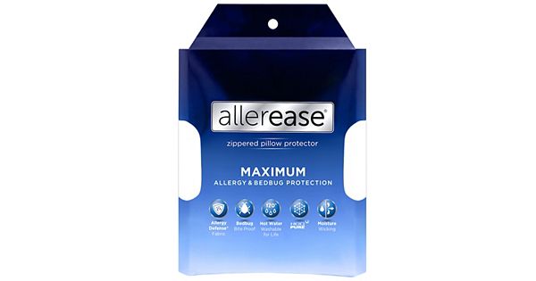 allerease maximum bedbug & allergy protection mattress protector