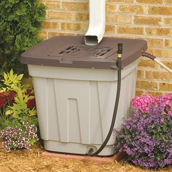 Suncast 50 Gallon Rain Water Barrel