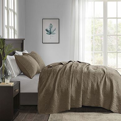 Madison Park Mansfield Reversible Antimicrobial Quilt Set
