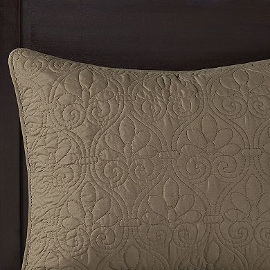 Madison Park Mansfield Reversible Antimicrobial Quilt Set