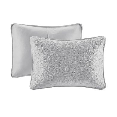 Madison Park Mansfield Reversible Antimicrobial Quilt Set