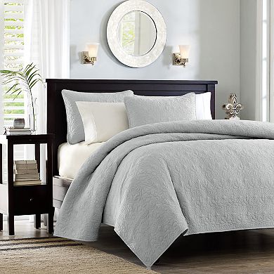 Madison Park Mansfield Reversible Antimicrobial Quilt Set