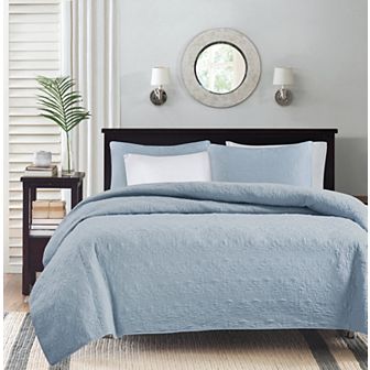 Madison Park Mansfield Reversible Antimicrobial Quilt Set
