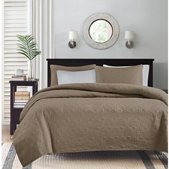 Madison Park Mansfield Reversible Antimicrobial Quilt Set