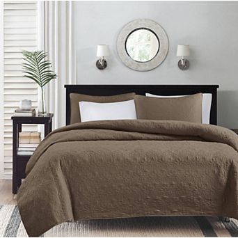 Madison Park Mansfield Reversible Antimicrobial Quilt Set