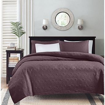 Madison Park Mansfield Reversible Antimicrobial Quilt Set