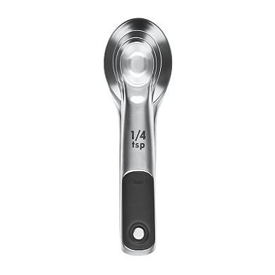 OXO Good Grips Stainless Steel Magnetic Measuring Spoon Set