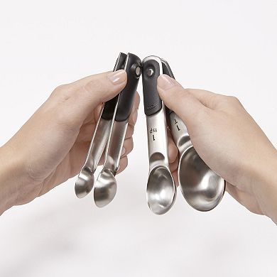 OXO Good Grips Stainless Steel Magnetic Measuring Spoon Set