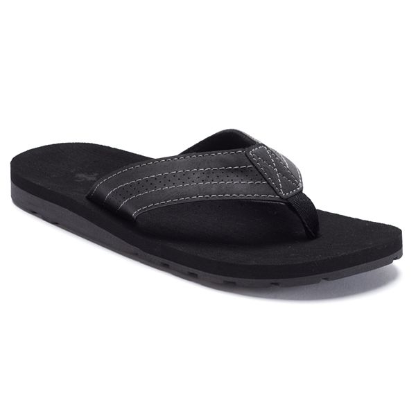 Vintage Stone Men's Solid Flip-Flops