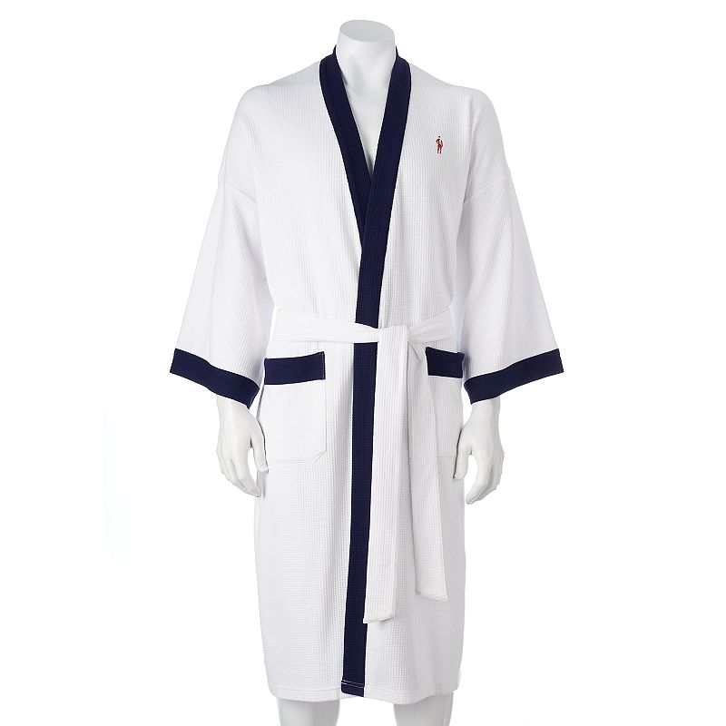 UPC 744275761227 product image for Jockey Waffle-Weave Kimono Robe - Men, White | upcitemdb.com