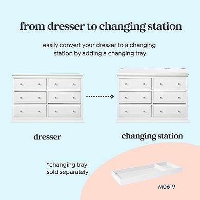 DaVinci Signature 6-Drawer Double Dresser