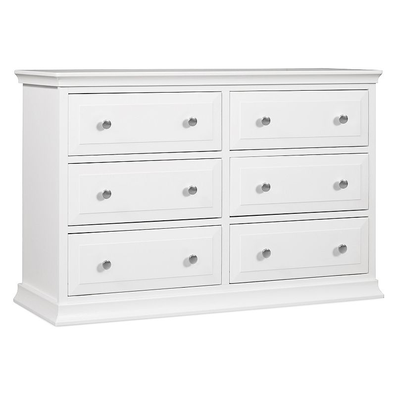 DaVinci Signature 6-Drawer Double Dresser, White